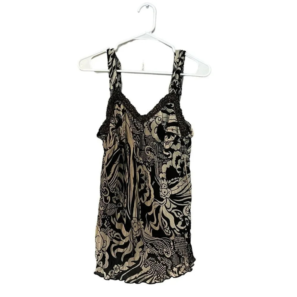 NWT Apt 9 Y2K Style Embellished Dressy Tank Top Size Medium